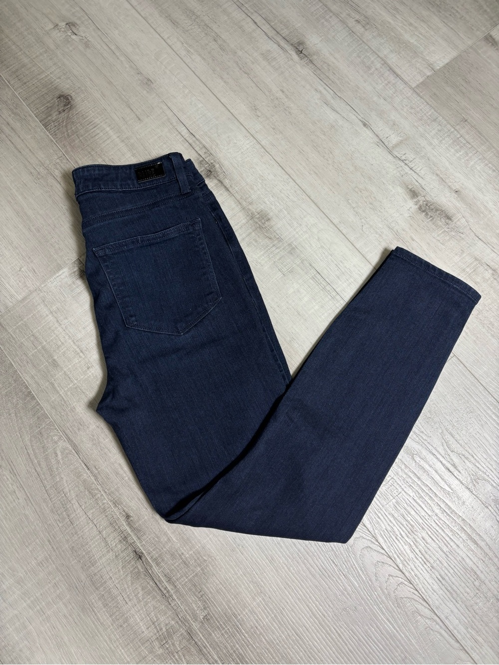 PAIGE Hoxton Crop High Rise Skinny Jeans Dark Wash Size 29